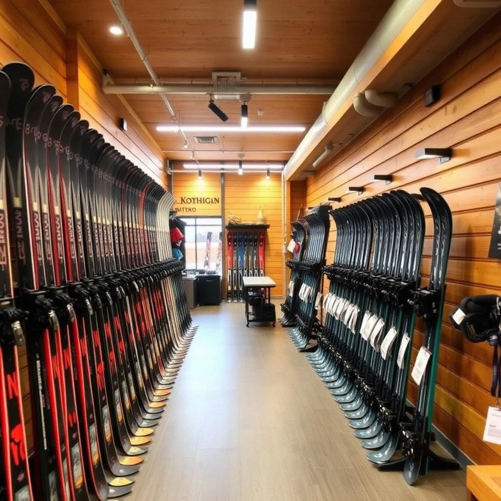 Ski-rental shop walkthrough — winter teaser